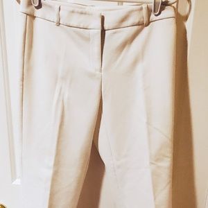White Knit Capri Pants - Size 2